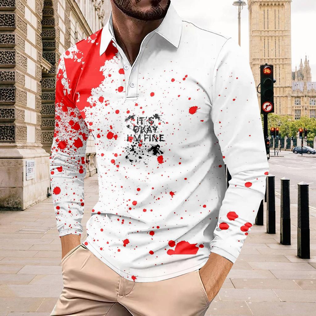 Men's Golf Shirt Casual Sports V Neck Ribbed Collar Short Sleeve Fashion Casual Solid Color Plain Spring & Summer Regular