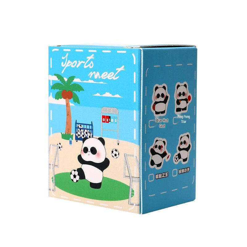 Graceful Sports Panda Blind Box Figurine - Office Desk Ornament & Gift