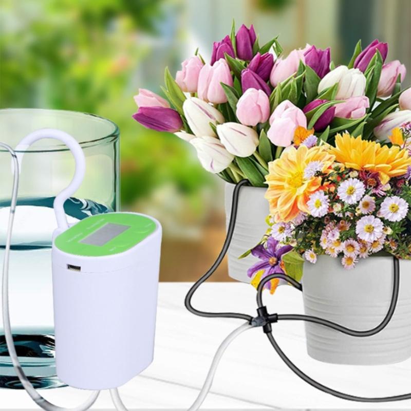 Electronic Garden Irrigation Device Providing 1 9 Days Interval Setting 2000mAh Battery
