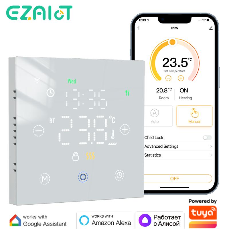 Tuya WiFi Smart Thermostat for Electric Warm Floor Heating Water/Gas Boiler Digital Remote Thermoregulator Google Home Alexa7