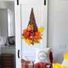 Fall Wreaths for Front Door Gnome Maples Leaf Wreath Thanksgiving Decoration