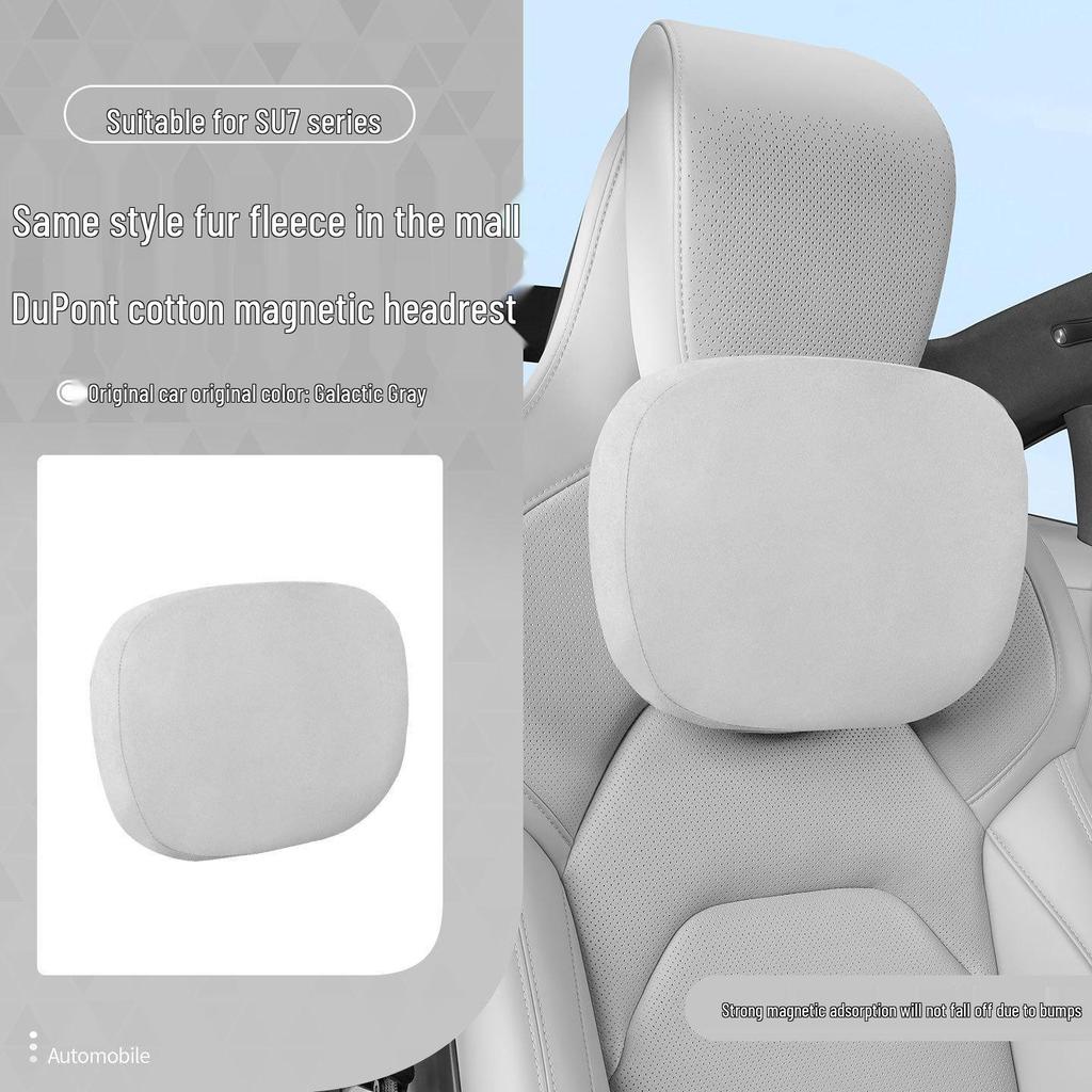 Xiaomi SU7/YU7 Magnetic Headrest & Lumbar Memory Foam Car Pillow
