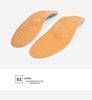Unisex Leather Orthotic Insoles for Flat Feet: XO-Legs Support, Shock Absorbing, Breathable