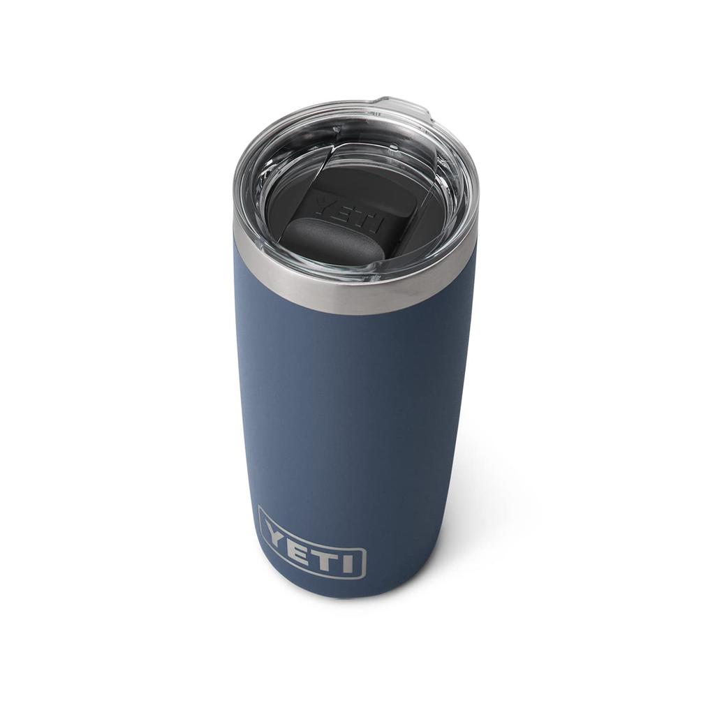 Yeti Rambler 10 Tumbler, Stainless Steel, Vacuum Insulated, with MagSlider Lid (Navy)