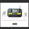 Solar Controller MPPT 12V 24V LCD Display Comprehensive Protection Functions Solar Regulator for Solar Power System