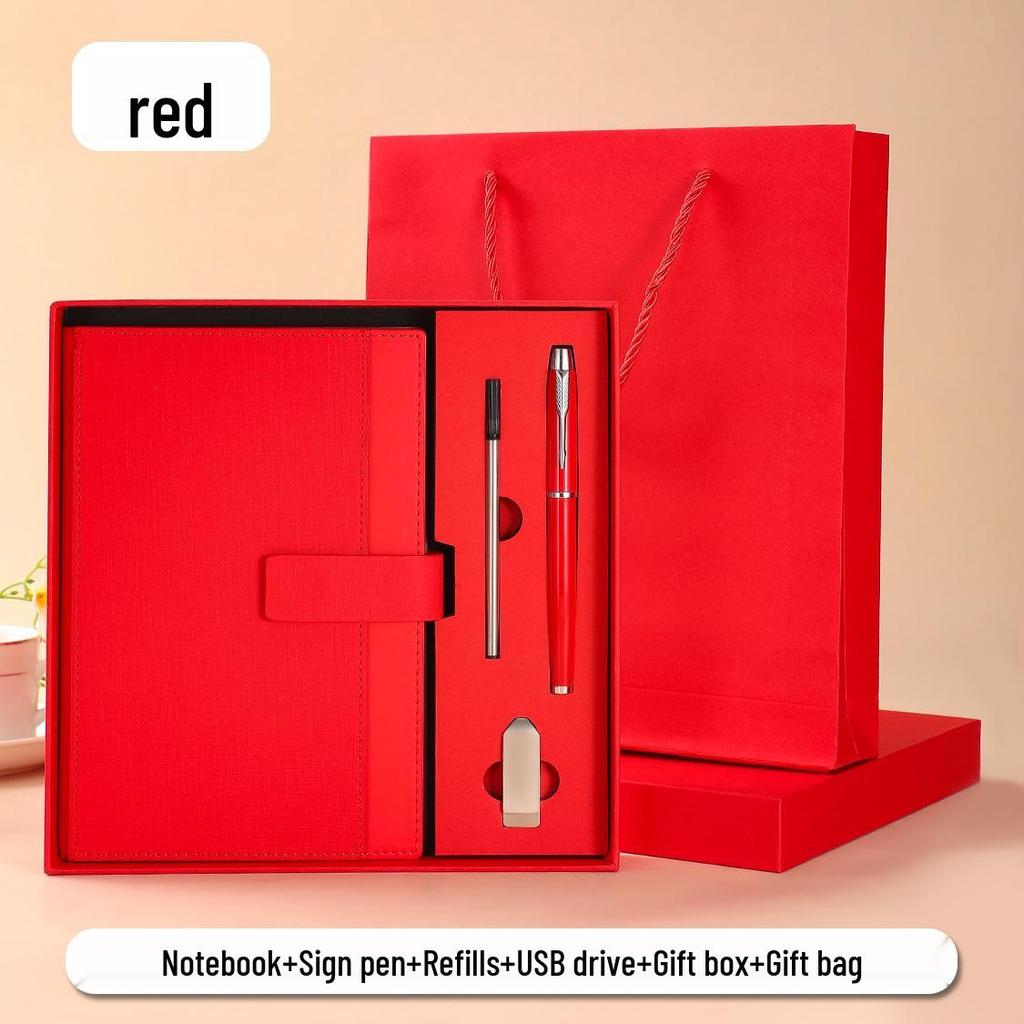 Custom Printed Business Notebook Gift Set for Office Meetings & Corporate Events