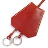 HERMES Margiela Leather Clochette Necklace Pendant Accessory Brown Women Used