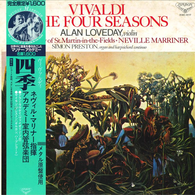 

LP Record ALAN LOVEDAY, NEVILLE MARRINER, ACA - Vivaldi: Four Seasons K16C9117 LONDON 1981 Japan Obi Classical Used