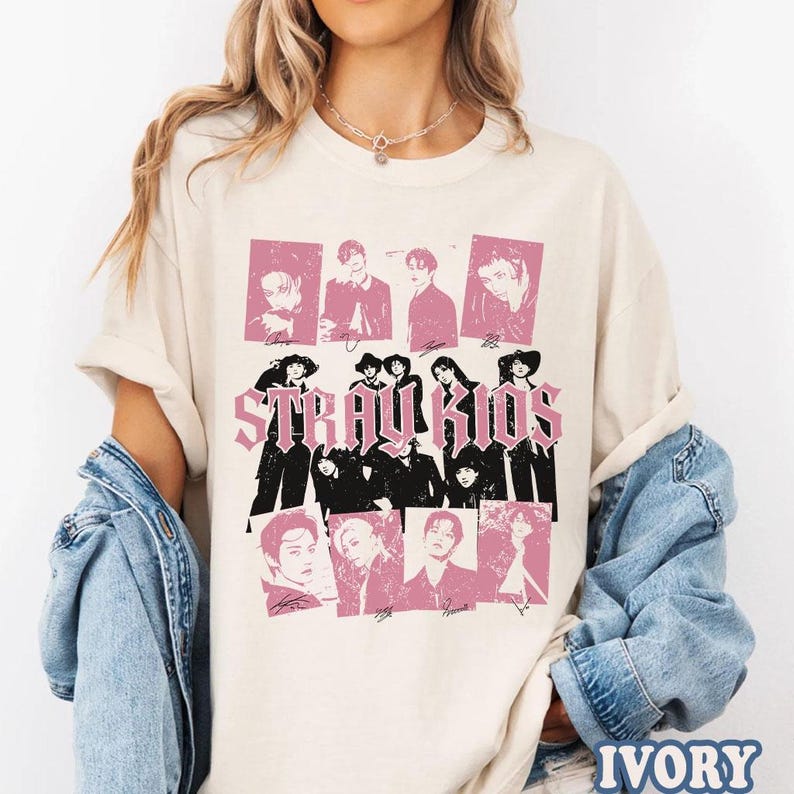 Stray Kids T-krekls, Stray Kids Kpop