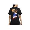Nike Sportswear Cartoon Letter Print Loose Short Sleeve T-Shirt Women Tops Black HM5024-010