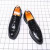 Fashion Luxury New Tassel Loafers New Men's Alligator Pattern Patent Leather Shoes Designer Formal Wedding Dress Homecoming Footwear