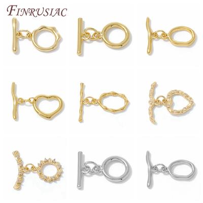 18K Verguld Toggle Sluiting Voor Sieraden, Armband Sluitingen, OT Sluiting Voor Sieraden, Ketting Sluitingen Connectoren, DIY Accessoires