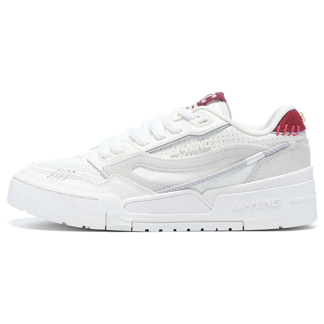 

Новые LiNing 001 BTC Btc Prm Прочные Дышащие Низкие Кеды для Скейтборда Женские Белые Серые AGCT004-3 35