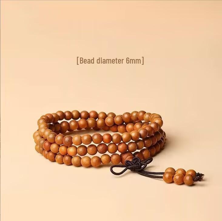 

Браслет из 108 бусин из натурального персикового дерева: Унисекс буддийские молитвенные четки мала, Вэньвань многооборотное ювелирное изделие в подарок