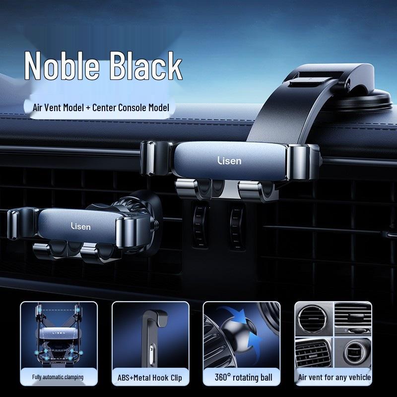 Li Sen 2025 Car Phone Holder: Anti-Shake Air Vent Bracket for Navigation