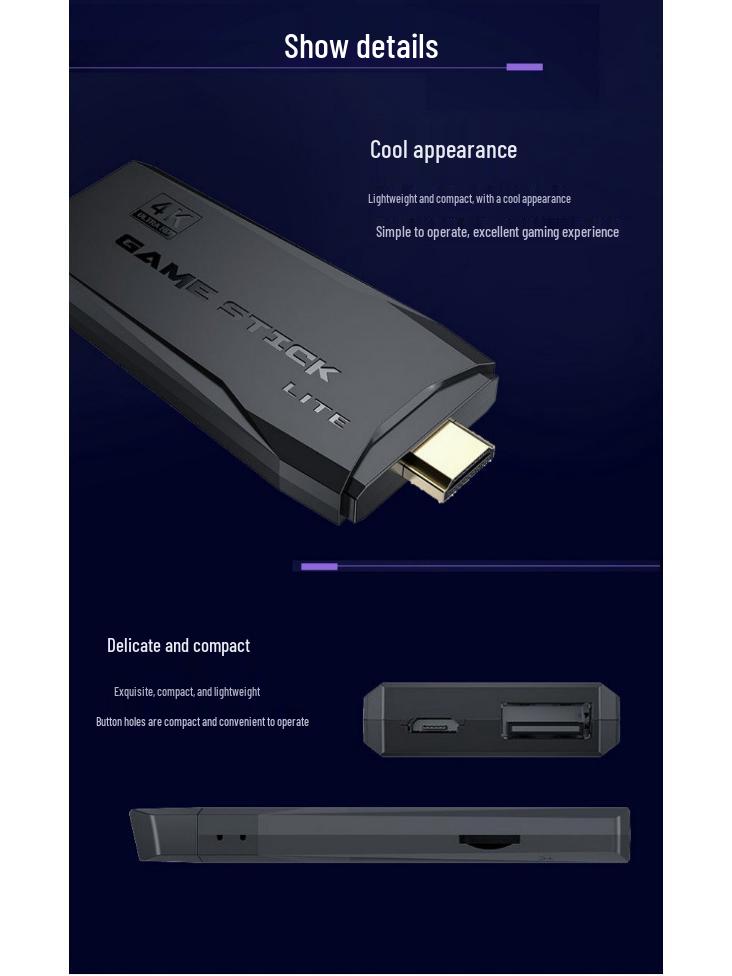 M8 Wireless Dual Player HDMI HD Game Console