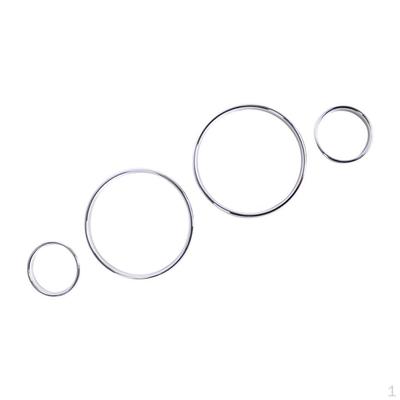 4er Set Armaturenbrett-Instrumententafel-Ringe für BMW E38 E39 E53 Zubehör