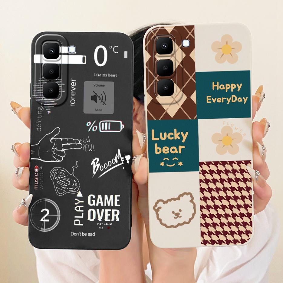 For Infinix Hot 70 5G Case X6895 X6895B Pretty Girl Sunflowers Painted Cover Soft TPU Phone Case For Infinix Hot 70 Hot70 Fundas