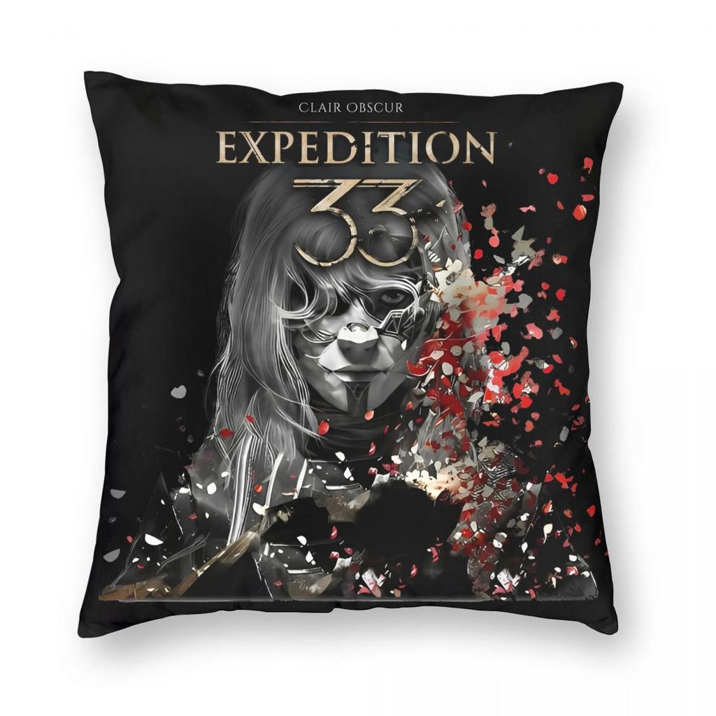 Clair Obscur Expedition 33 Girl In Sci Fi Pillowcase Soft Polyester Cushion Cover Decor Pillow Case Cover Home Wholesale 40X40cm