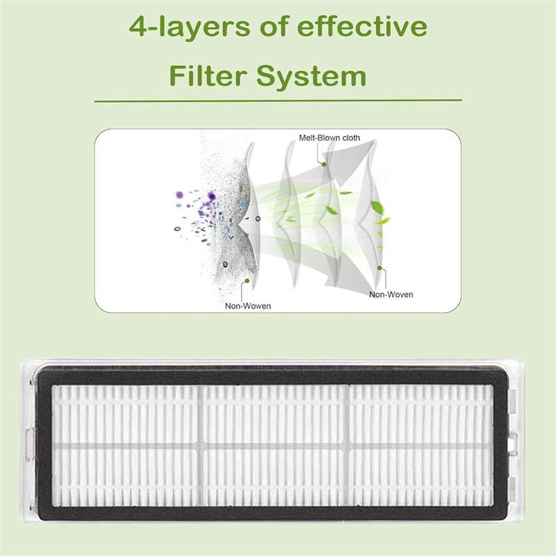 A13I-Replacement Parts For Dreame L10s Ultra Vacuum Cleaner Parts Main Side Brush HEPA Filters Mop Pads Dust Bags