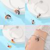 Originalcopper Brown Squirrel Hedgehog Autumn Collection Pendant Bead Fit Women Bracelet Diy Valentine'S Fine Gift Jewelry