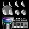 70mm Astronomical Telescope 150X High Power Monocular Telescope Refractor Spotting Scope with 5*24 Finder Scope Tripod Moon Filter 3X Barlow Lens for