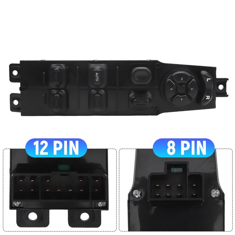 LHD Front Left Power Window Switch 56049805AB 56049805AA For Dodge Ram 1500 2500 3500 Pickup 03-09 Dakota 03-04 Durango 01-03