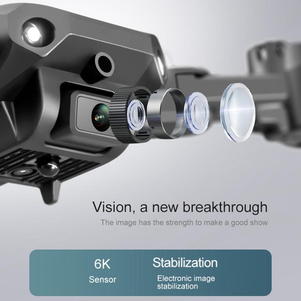 Remote Control Drone 6K High Definition Camera Foldable RC Drone with One Key Take Off Landing Obstacle Avoidance Function