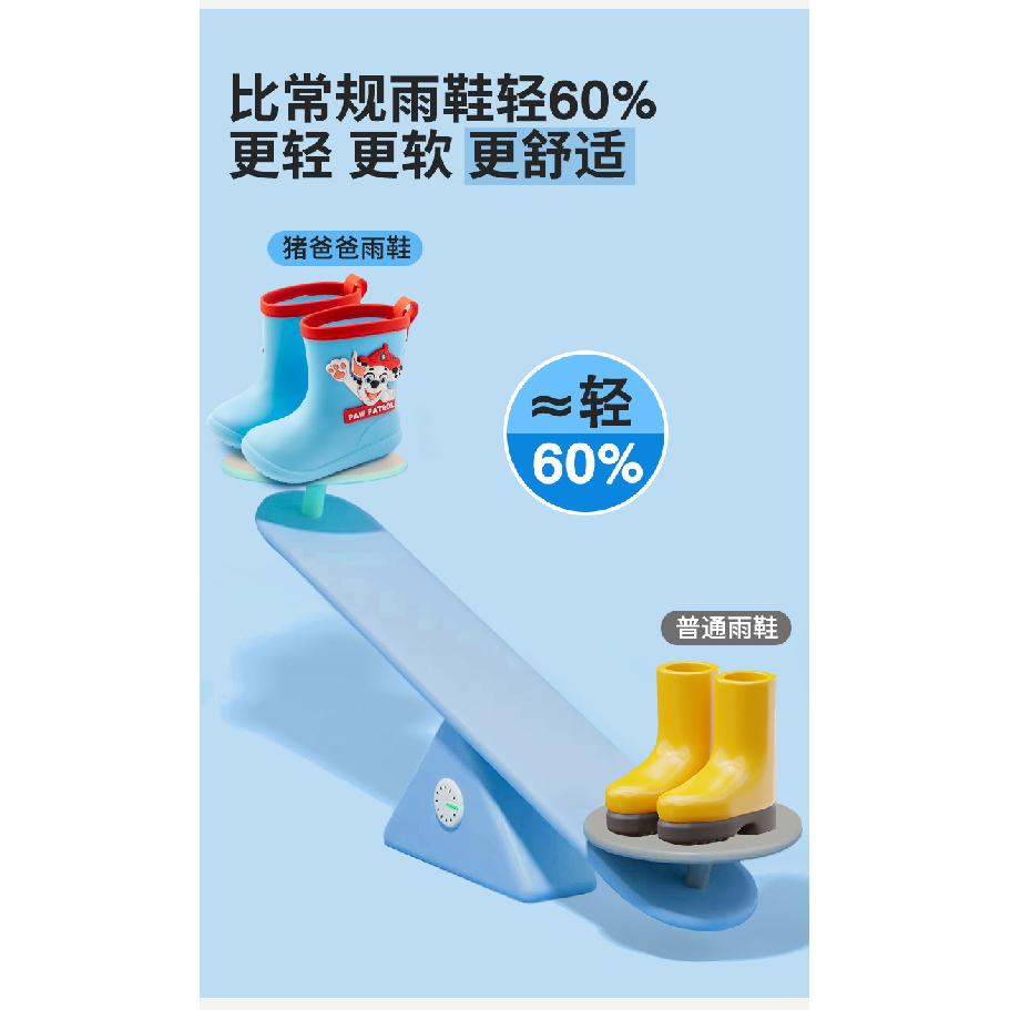 Paw Patrol Children's Rain Boots Boys Girls Cartoon Non-Slip Soft Sole Kids Waterproof Rain Boots Kindergarten Baby Water Shoes