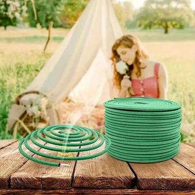 Profumo Naturale di Citronella 40 Pezzi Spirali Incenso alla Citronella con Portaincenso - Esterno, Bordo Piscina, Patio, Portico, Terrazza, Campeggio ed Escursionismo US