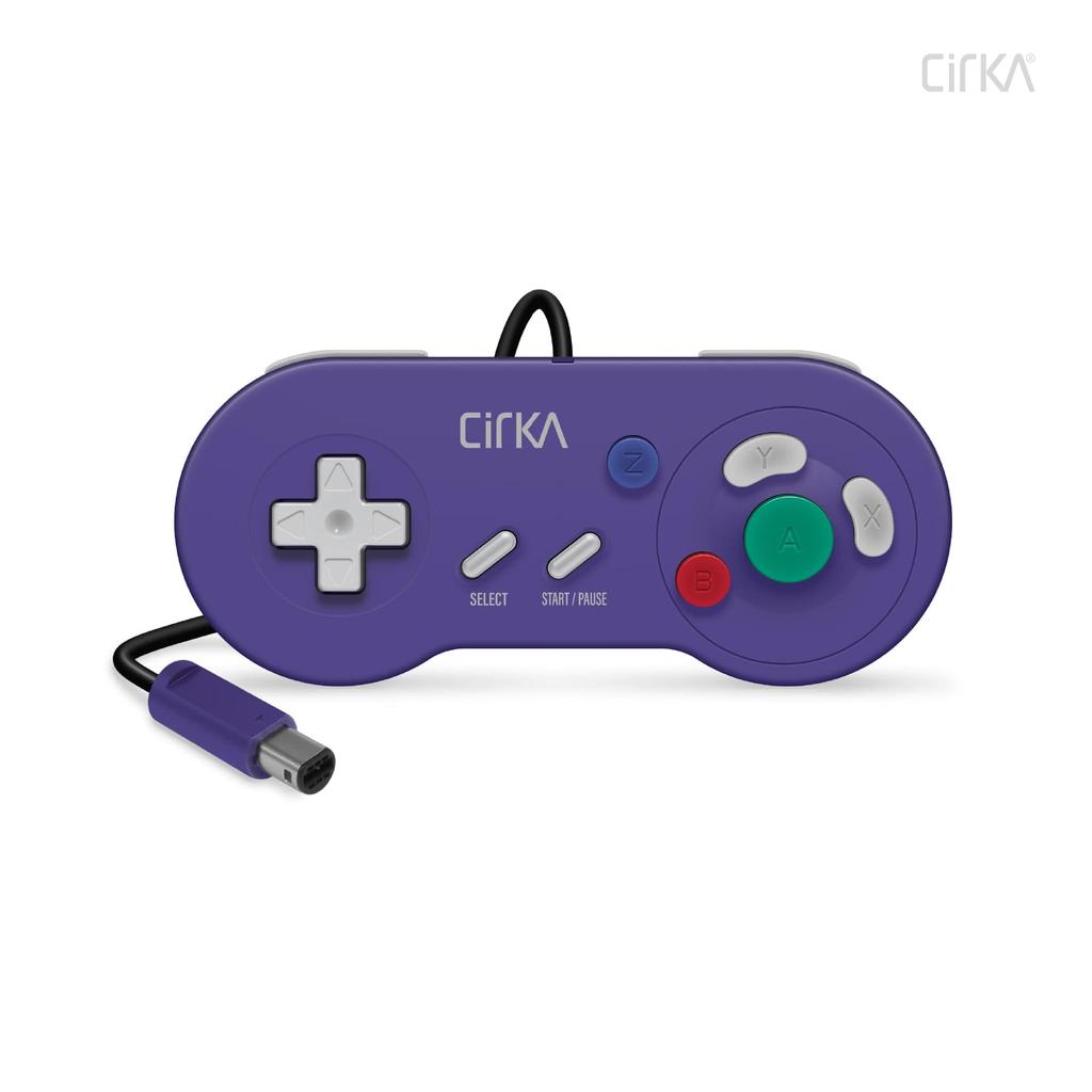 Hyperkin Digital Controller for Nintendo Purple Retro Gaming Accessory Compatible Cirka™ GameCube™ (GC) - Wii™