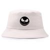 Fashion Grimace Bucket Hat Hip Hop Panama Caps Unisex Sun Visor Hats Wry Face Printed Cap Fisherman Hats Pumpkin Halloween Face