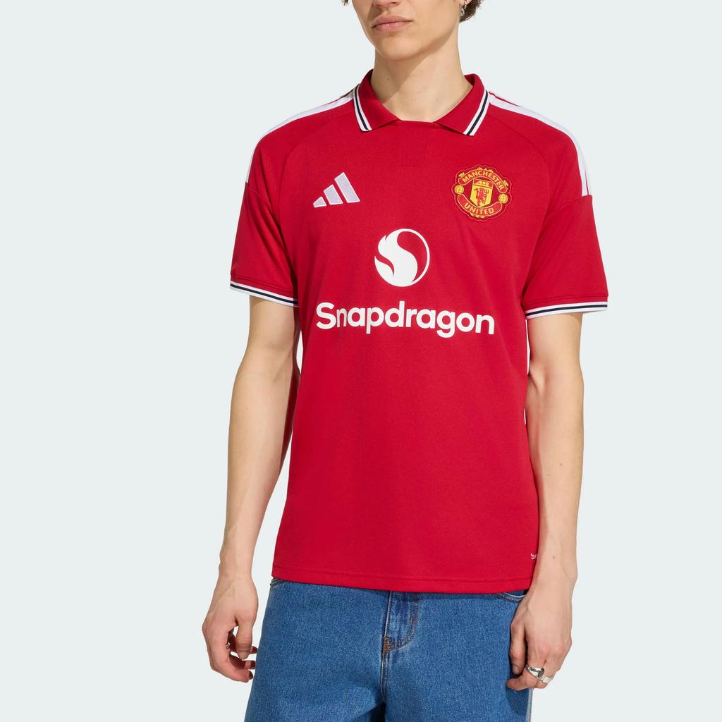 adidas Manchester United 26/27 Home Fan Version Quick-Dry Sports Pullover Short Sleeve Football Shirt Men Tops KA6871