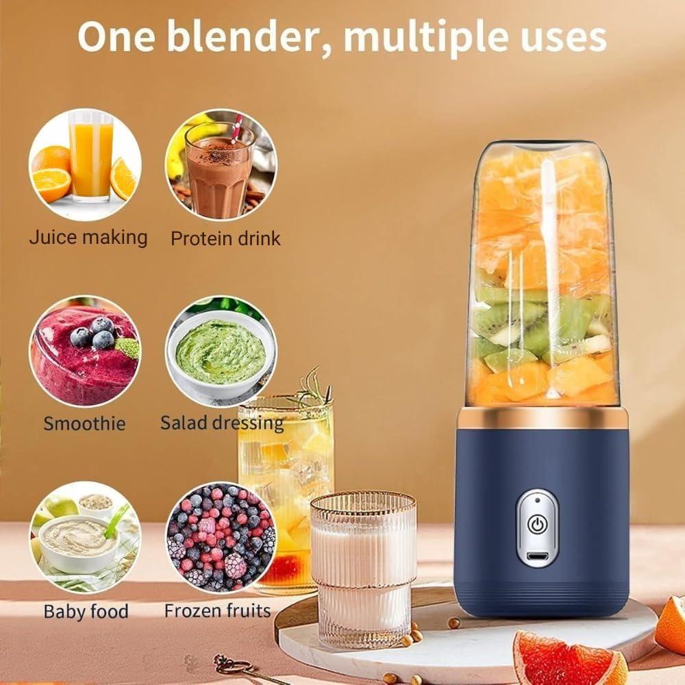 Portable Electric Juicer Cup Usb Rechargeable Fruit Blender Mixer Smoothie Maker For Travel Home