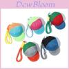 Polyester Dopamine Color Coin Purse With Keychain For Daily Use