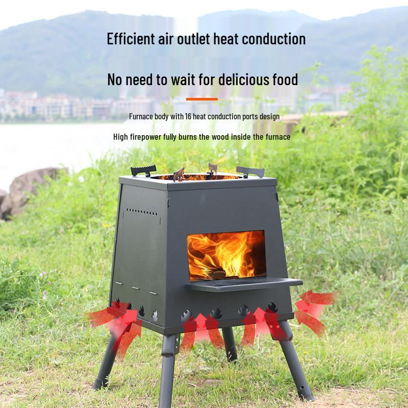 Портативная складная походная печь