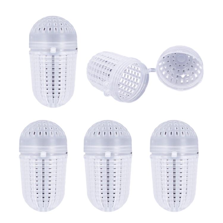 5Pcs Portable Fish Lure Fishing Baits Cage Conjoined Basket Feeder Holder Tackle Split Swim Feeder Basket Fishing Tool