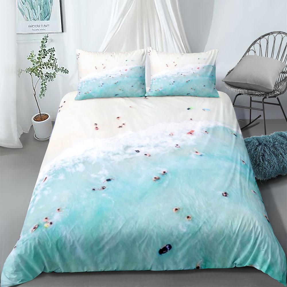 Y.E.S Painting Povlečení na přikrývku Sada UK Jednolůžko Dvoulůžko Queen US Twin Full King Size Sada ložního prádla