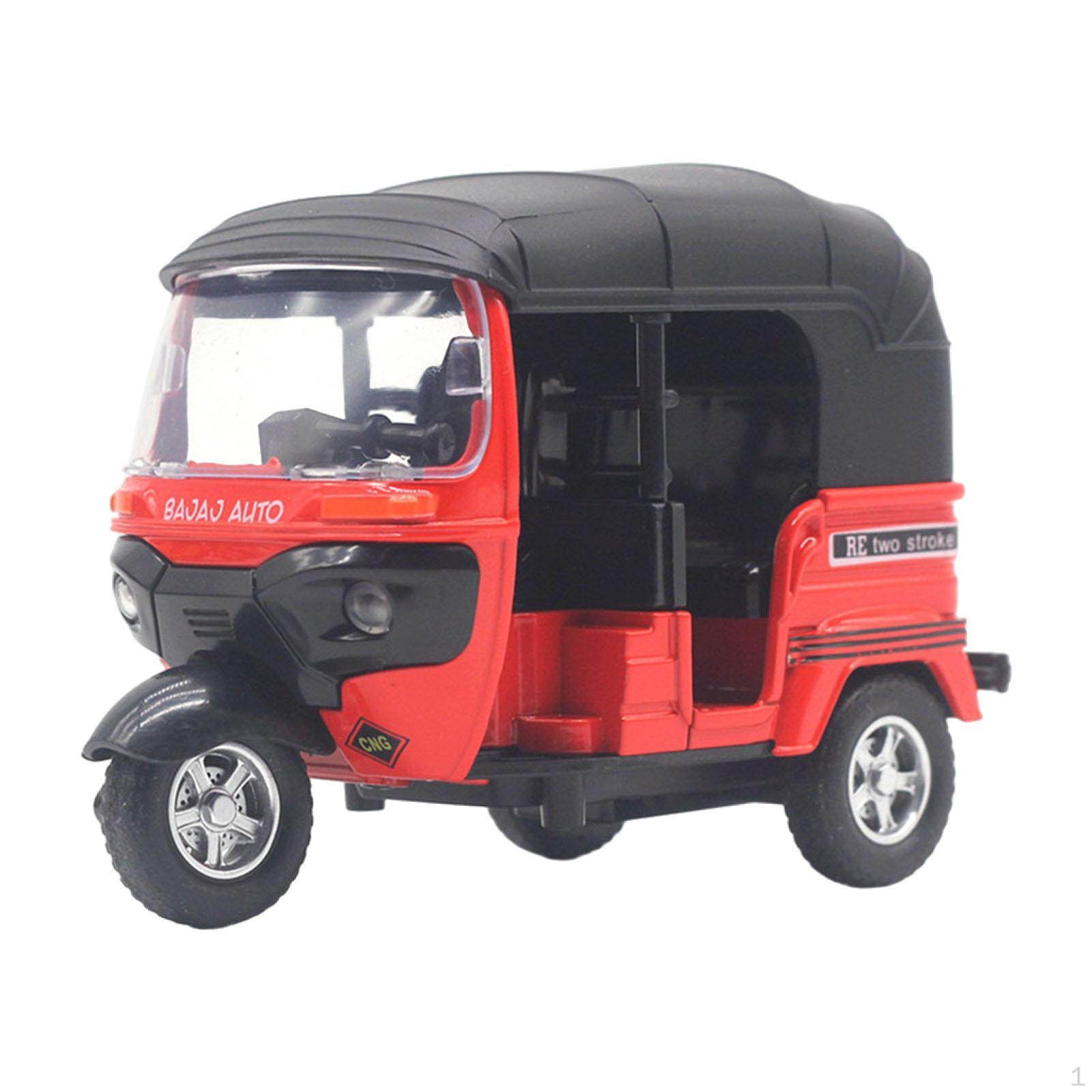 

1/14 масштаб трехколесный велосипед модель орнамент ручной работы коллекционная игрушка транспортное средство миниатюрная фигурка для дома красный