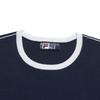 FILA Heritage Fashion Classic Retro Simple Casual Elegant Relaxed Versatile Comfortable Fitted Woven Midi Short Sleeve Dress Women dress F11W628313FDB