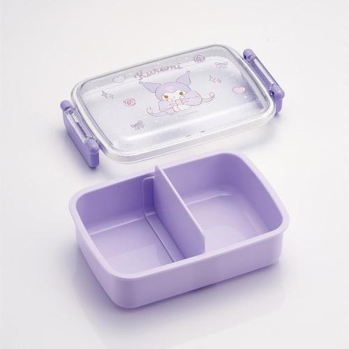 Skater Children's Lunch Box 1 Tier 450ml Fluffy Dome Shape Antibacterial Kids Lunch Made in Japan Sanrio Kuromi Big Ribbon Girls RBF3ANAG