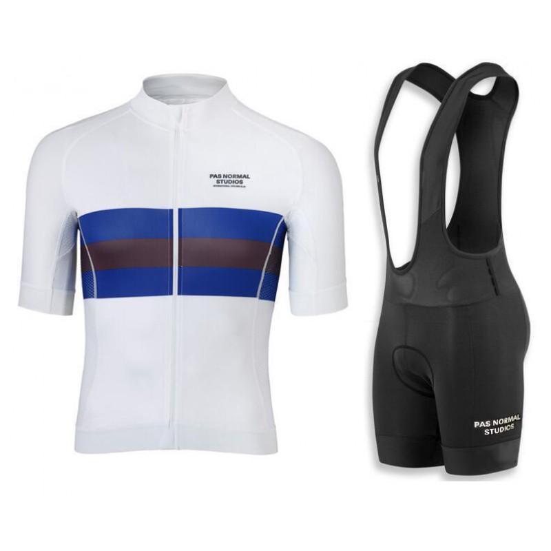 Men Women Cycling Jersey Bib Shorts Set Milk Silk Breathable Quick Dry Bike Apparel