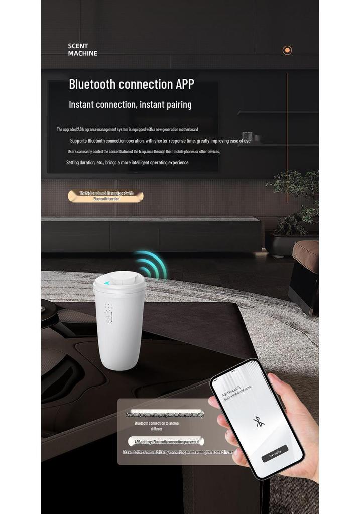 High-End Car & Home Smart Aroma Diffuser