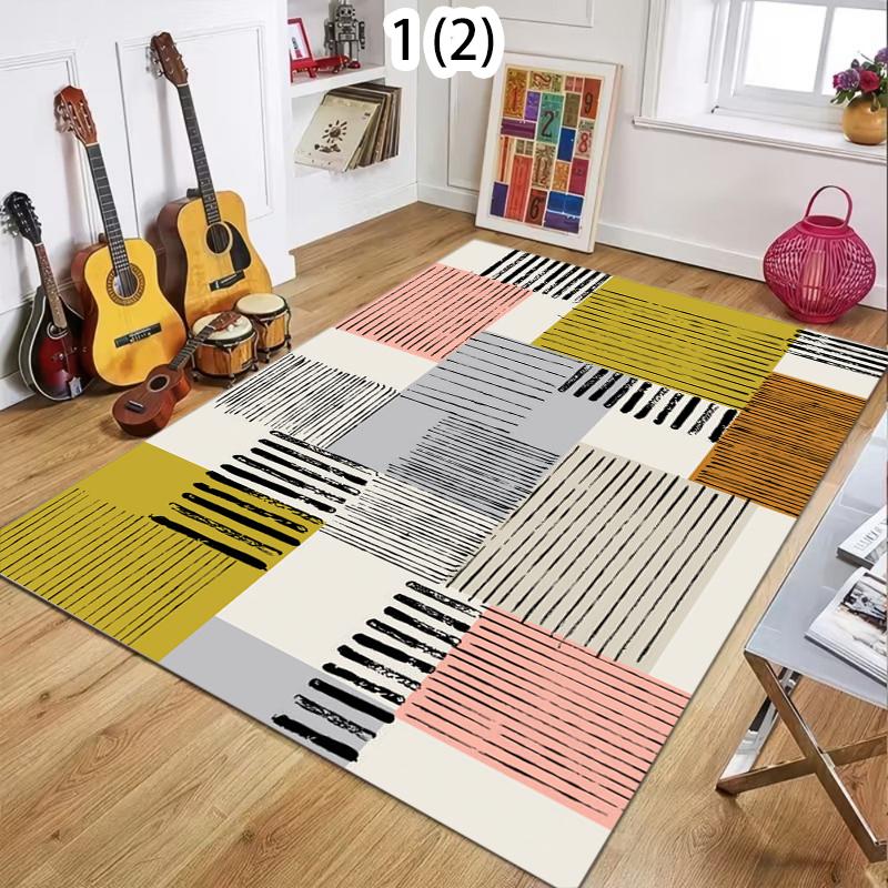 

1 Soft Non Slip Floor Mat with Stylish Abstract Lines Suitable for Home Decorating Carpets in Living Rooms and Kitchen Corridors 40x60cm