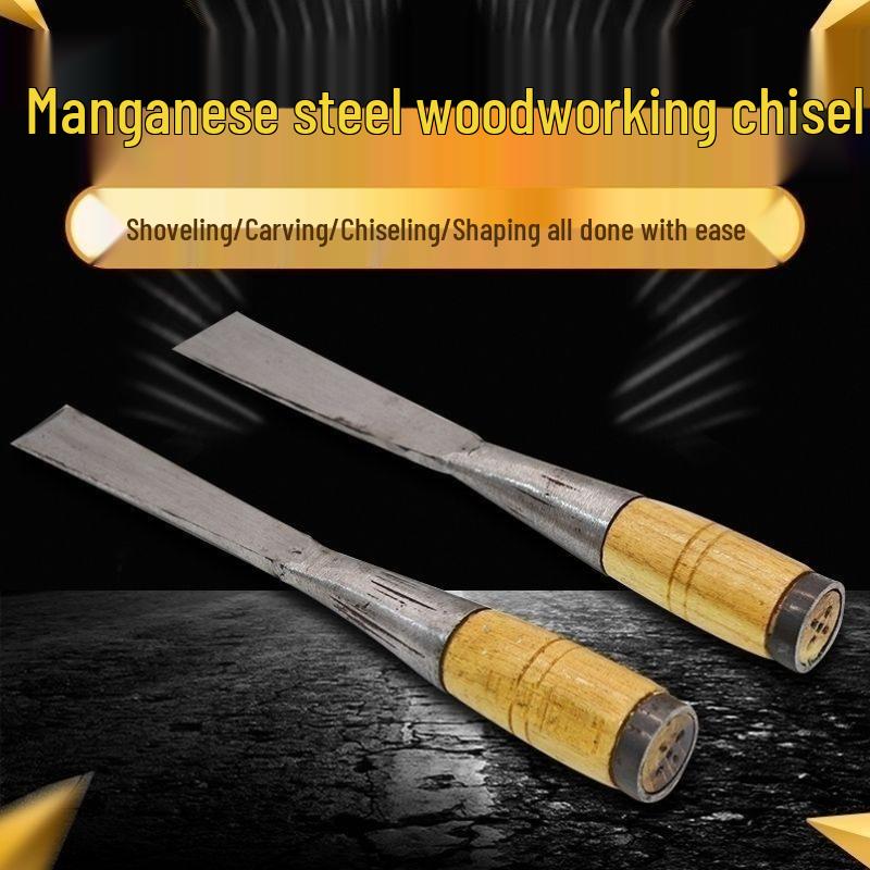 Χειροποίητο Σετ Σκαρπέλων Ξυλουργικής Παλαιού Στυλ: Επίπεδες, 4-σημείων, 3-σημείων επικαλυμμένες ατσάλινες σμίλες