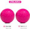 Znlaku Color Golf Combines Distance and High Rebound Eye-catching Ball, 2-Piece Construction,