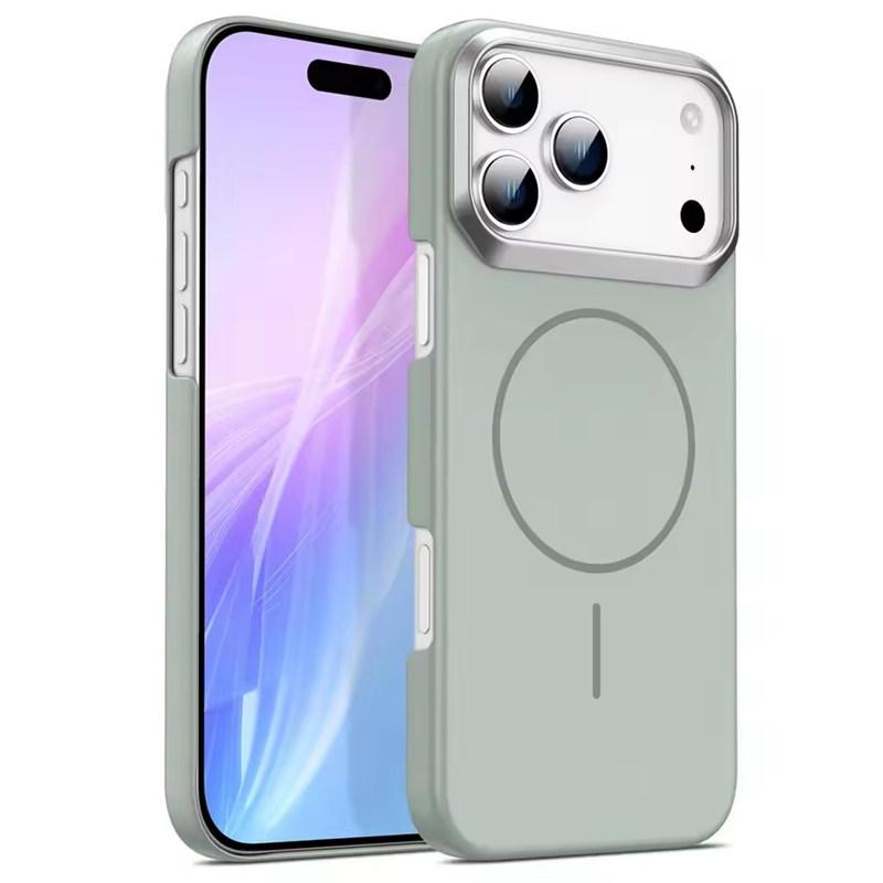 Luxury Razor Lens Matte Magnetic Case For iPhone 17 Air 16 15 14 Plus 13 12 11 Pro Max 16e Shockproof Armor Phone Cover