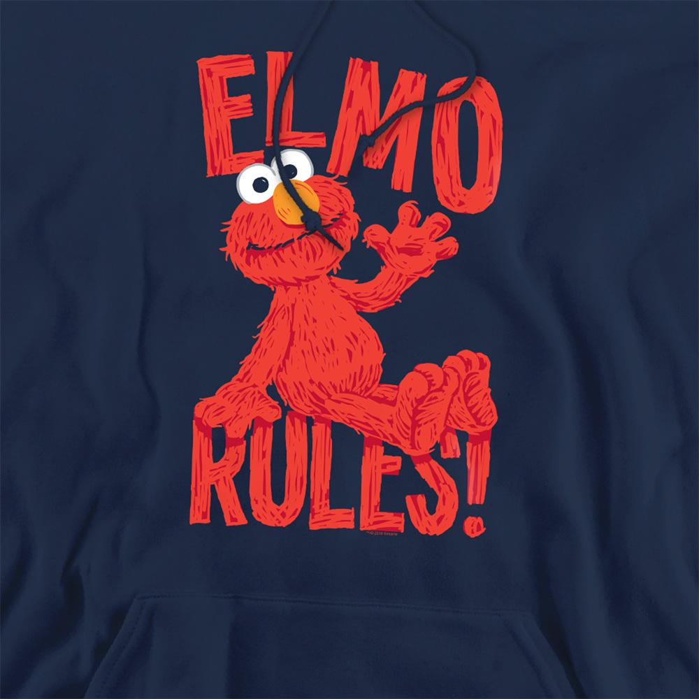 Sesame Street Unisex Adult Rules Elmo Hoodie