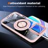 For iPhone 16 Pro Max Case Magnetic Ring Holder Kickstand PC+TPU Phone Cover