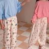Kids' Mosquito-Repellent Cotton Pants - Summer Cartoon Style, Korean Double-Layer Gauze for Boys and Girls